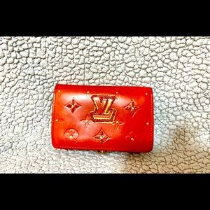 Custom painted Authentic Louis Vuitton wallet